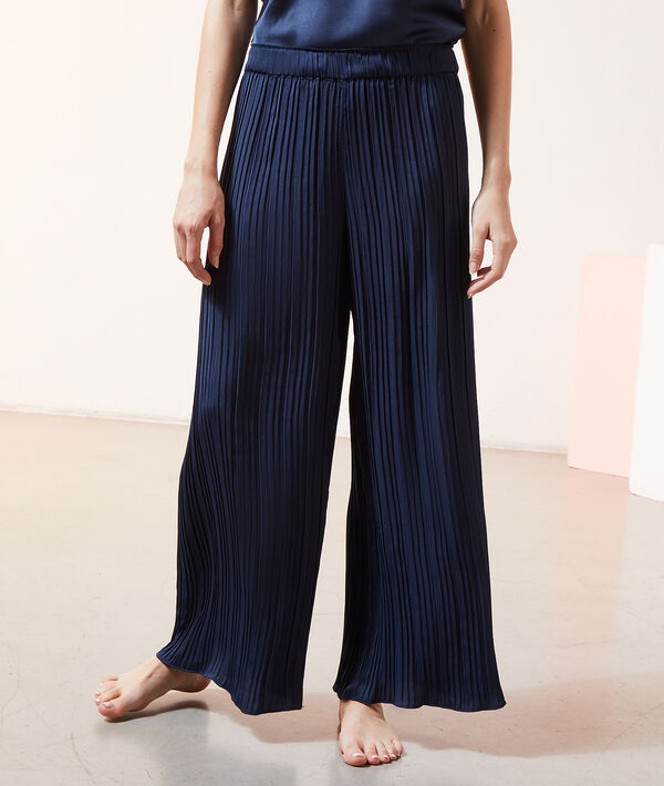 Pantalón ancho plisado Pantalón ancho plisado;${refinementColor}