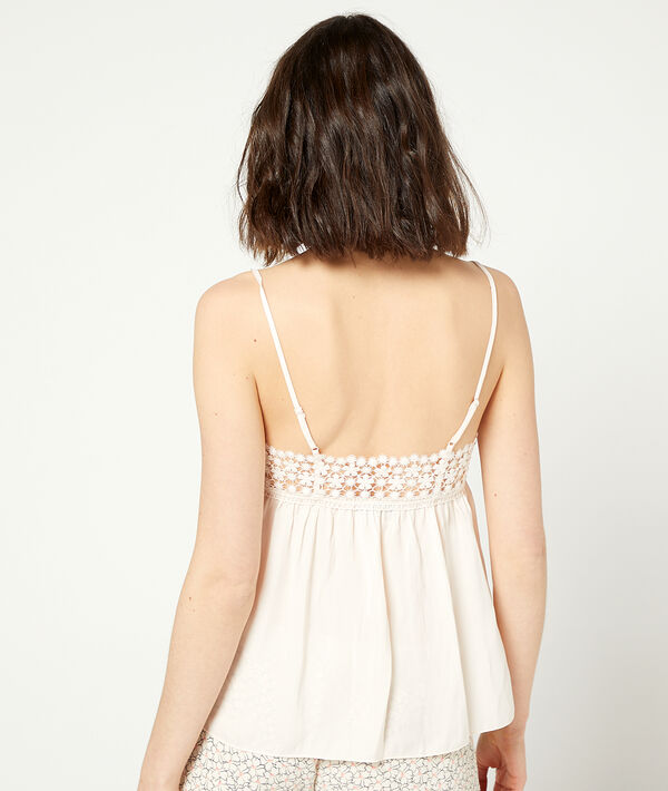 Top de encaje floral Top de encaje floral;${refinementColor}