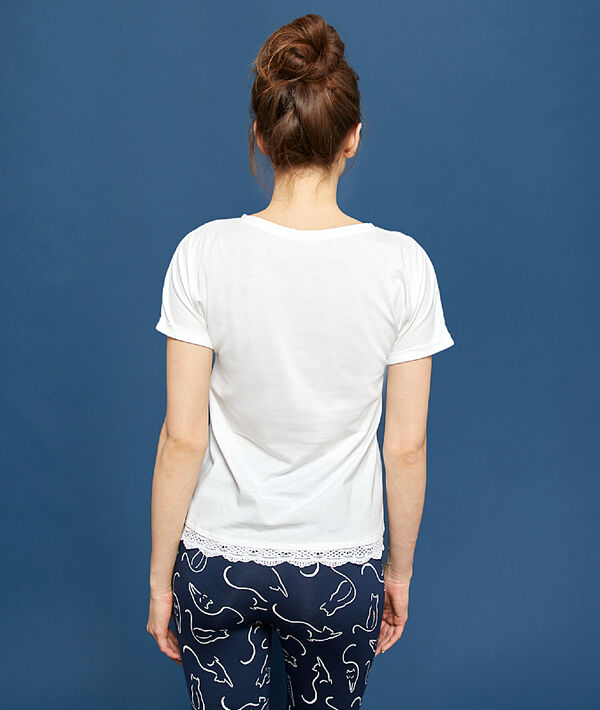 Camiseta estampado 'chaton' Camiseta estampado 'chaton';${refinementColor}