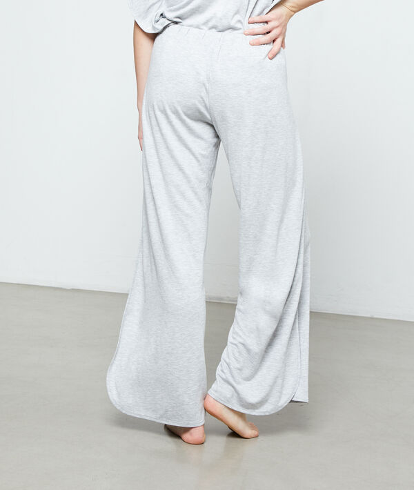 Pantalón ancho viscosa Pantalón ancho viscosa;${refinementColor}