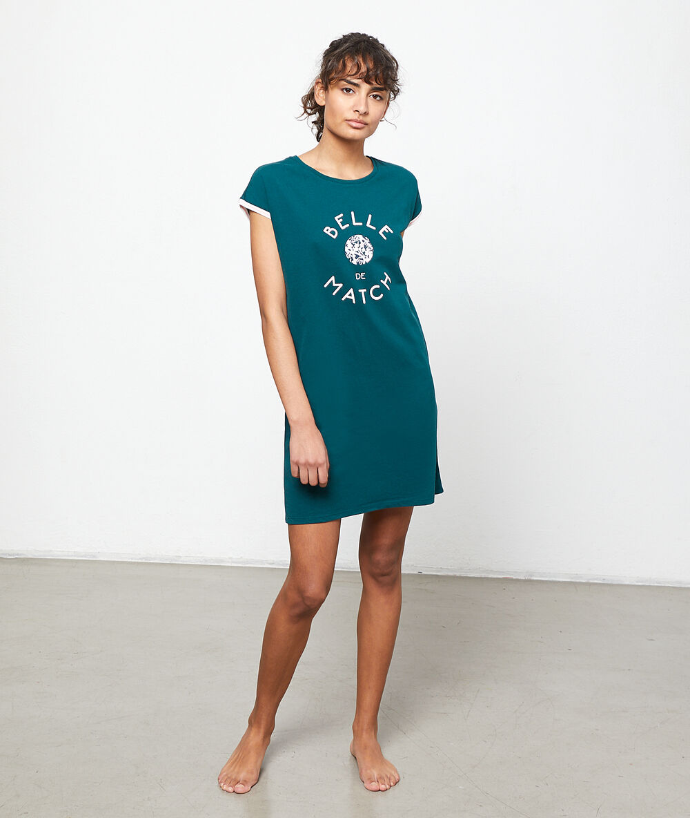 Camisón 'belle de match' azul.