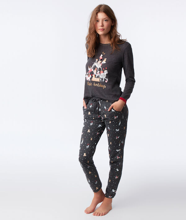Camiseta manga larga motivos navideños Camiseta manga larga motivos navideños