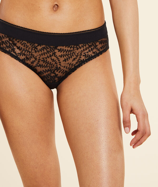 Culote de tul bordado Culote de tul bordado;${refinementColor}