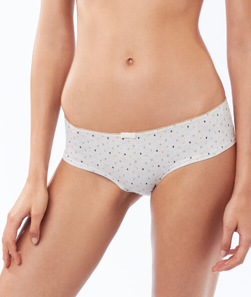Culote de algodón estampado estrellas Culote de algodón estampado estrellas