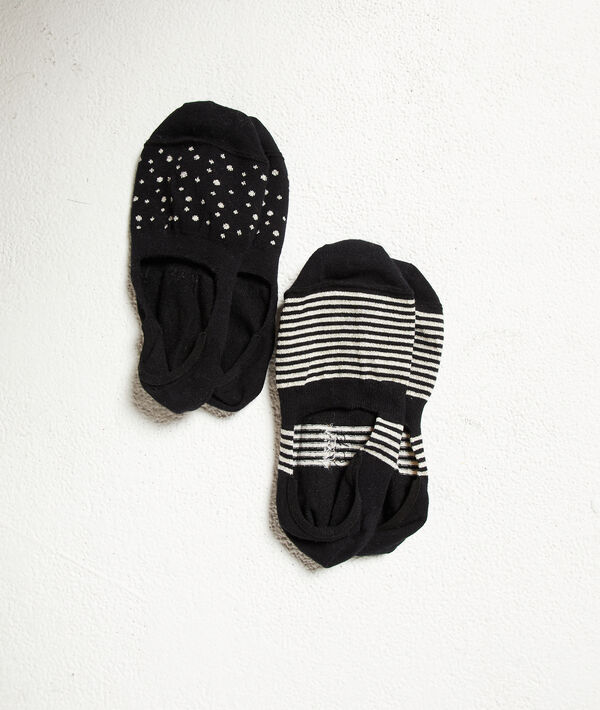 Lote de 2 pares de calcetines estampados Lote de 2 pares de calcetines estampados;${refinementColor}