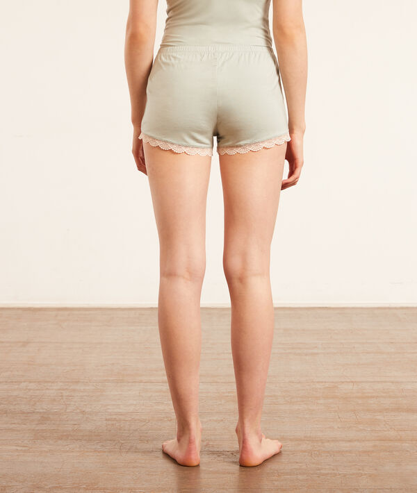 Pantalón corto con motivos de encaje Pantalón corto con motivos de encaje;${refinementColor}