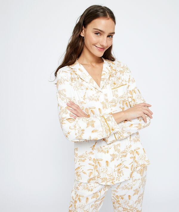 Camisa pijama estampado selva Camisa pijama estampado selva