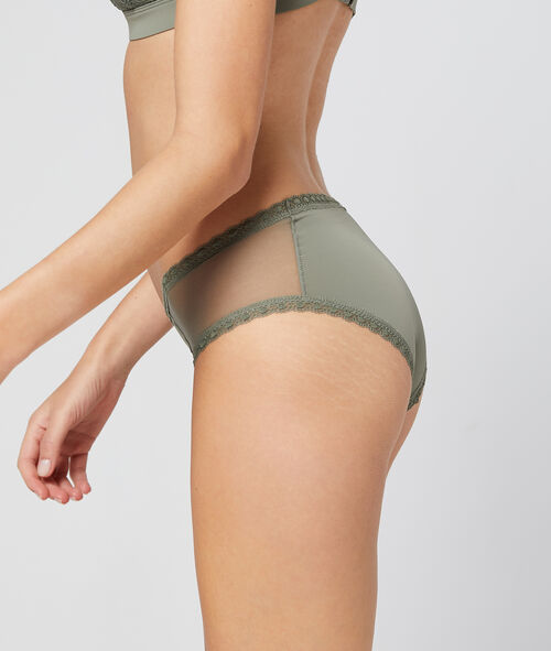 Culote de microfibra y tul Culote de microfibra y tul