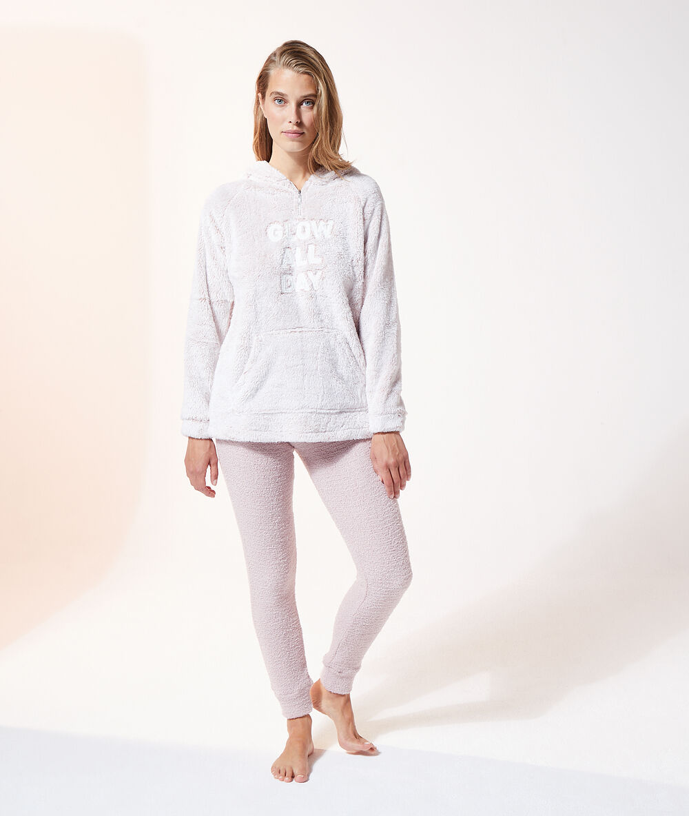 Pantalón homewear rosa.