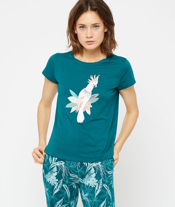 Camiseta dibujo loro Camiseta dibujo loro;${refinementColor}