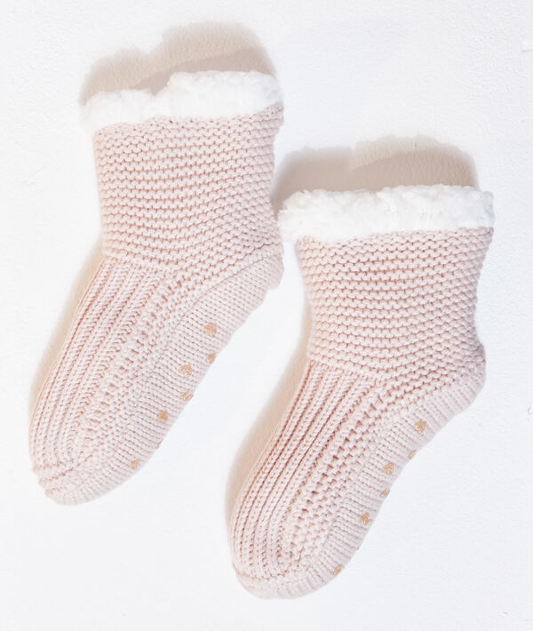 Calcetines de punto, forro polar Calcetines de punto, forro polar;${refinementColor}