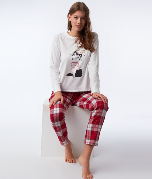 Pijama 3 piezas motivos navideños Pijama 3 piezas motivos navideños