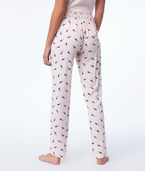 Pantalón estampado pintalabios Pantalón estampado pintalabios