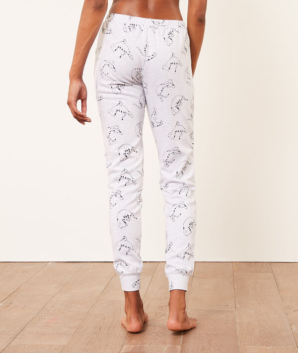 Pantalón pijama estampado gatos Pantalón pijama estampado gatos;${refinementColor}
