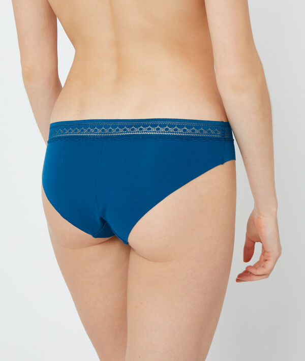 Culote de algodón, motivos de encaje Culote de algodón, motivos de encaje