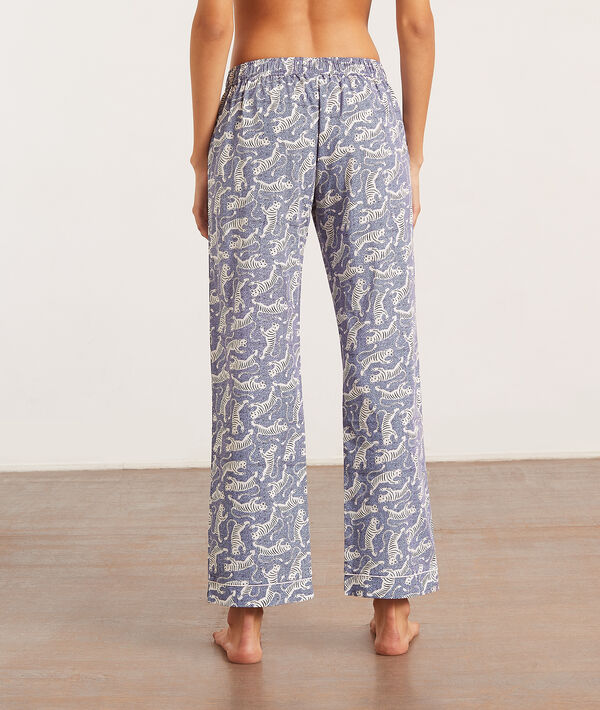 Pantalón pijama estampado tigres Pantalón pijama estampado tigres;${refinementColor}