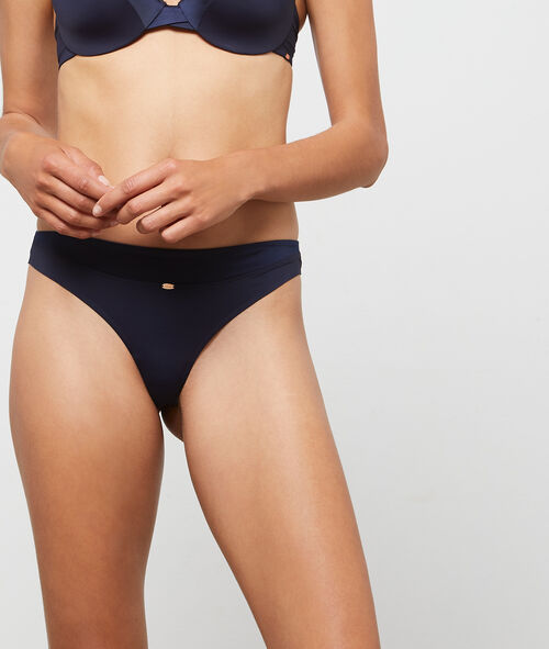 Tanga de microfibra dos texturas Tanga de microfibra dos texturas