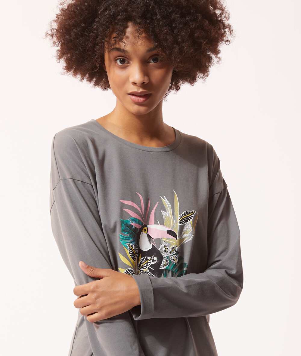 Camisón estampado c.kaki.