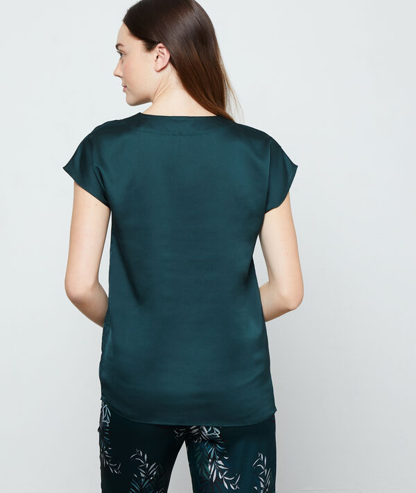 Top de satén liso Top de satén liso;${refinementColor}
