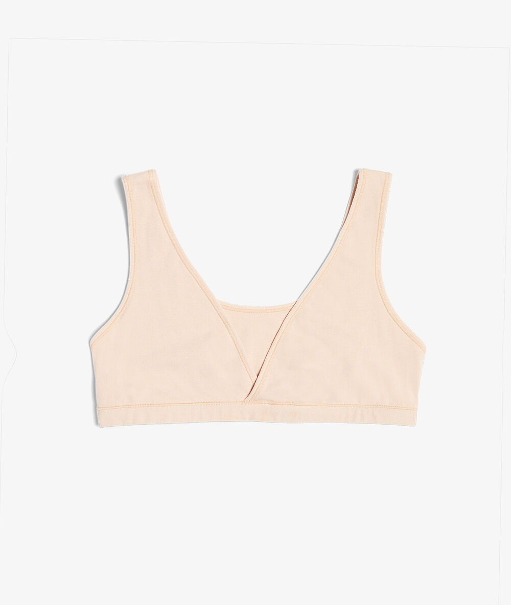 Top reversible algodón piel.