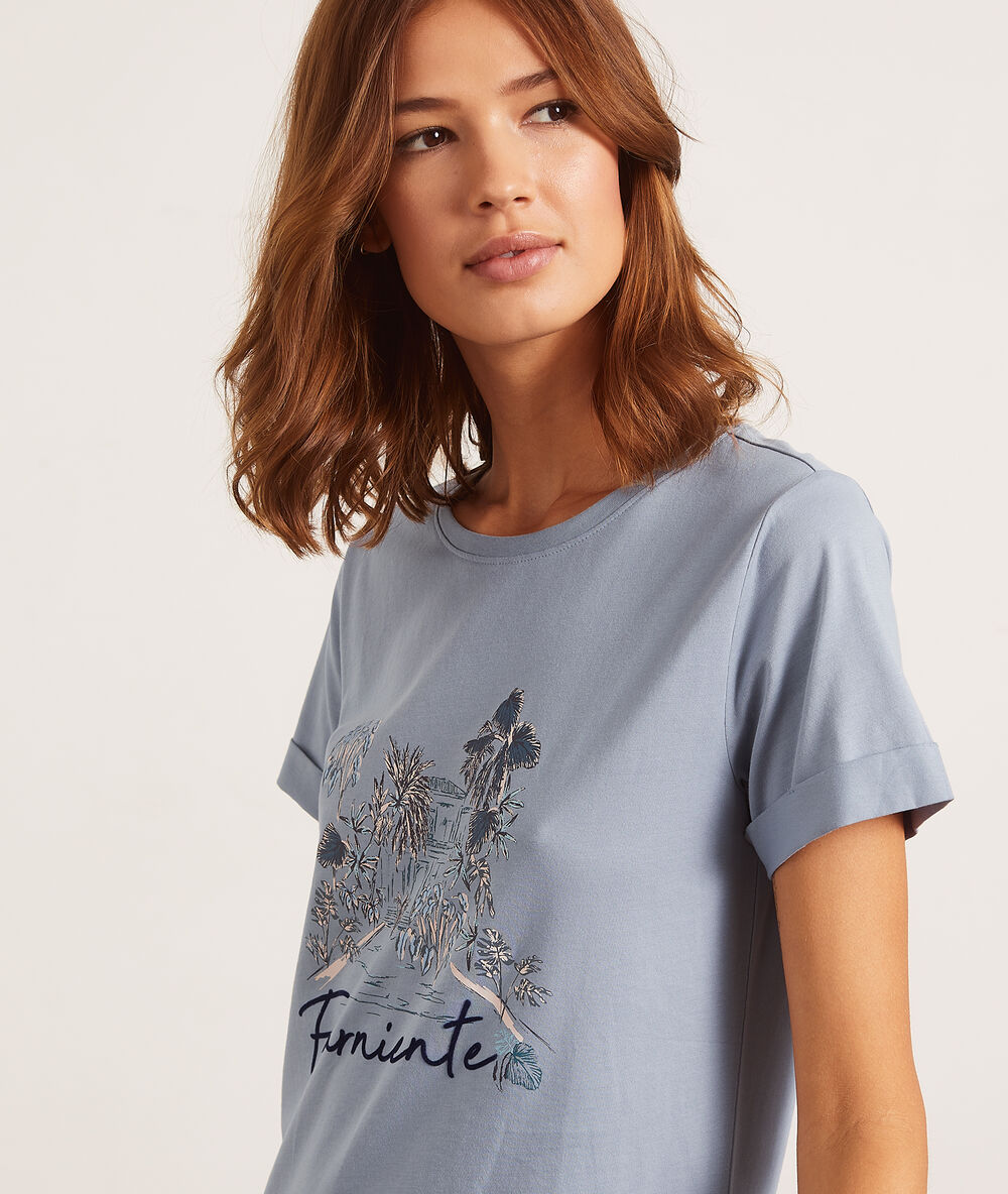 Camisón 'farniente' azul.