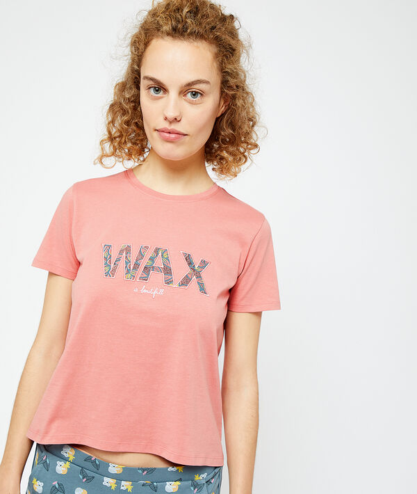 Camiseta manga corta estampado 'wax' Camiseta manga corta estampado 'wax';${refinementColor}