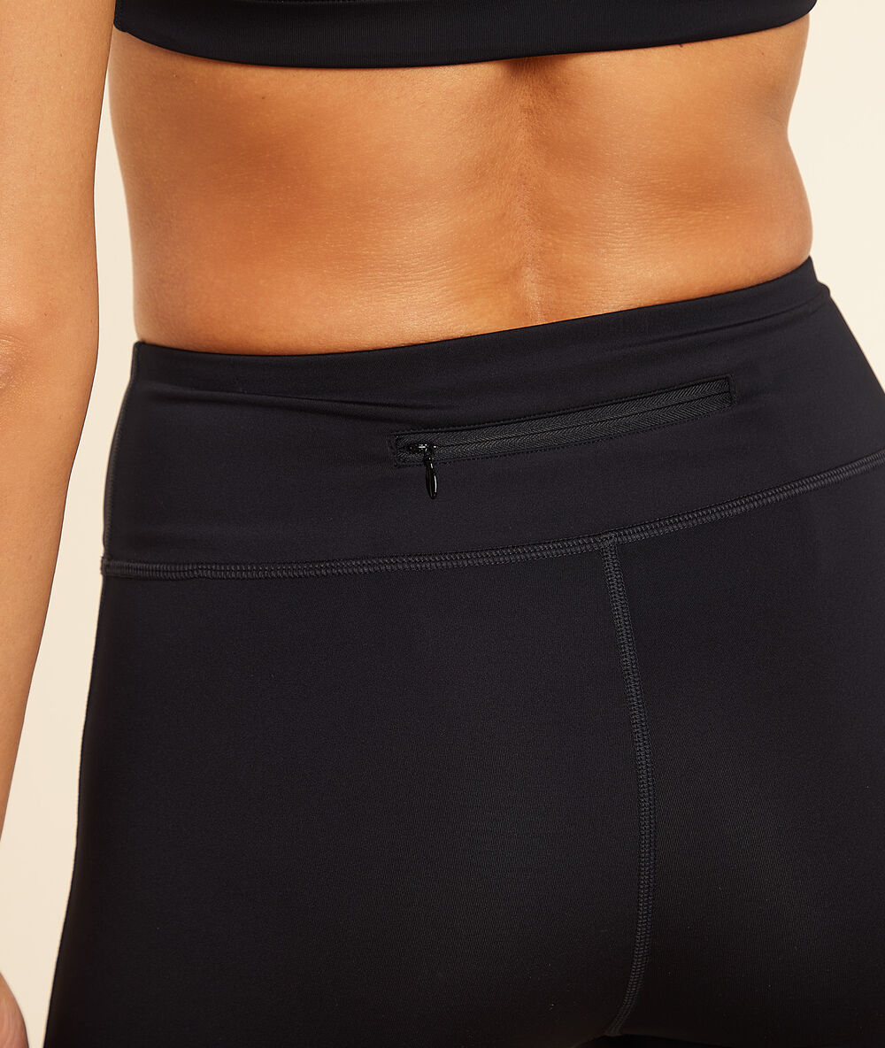 Leggings deportivos 7/8 negro.