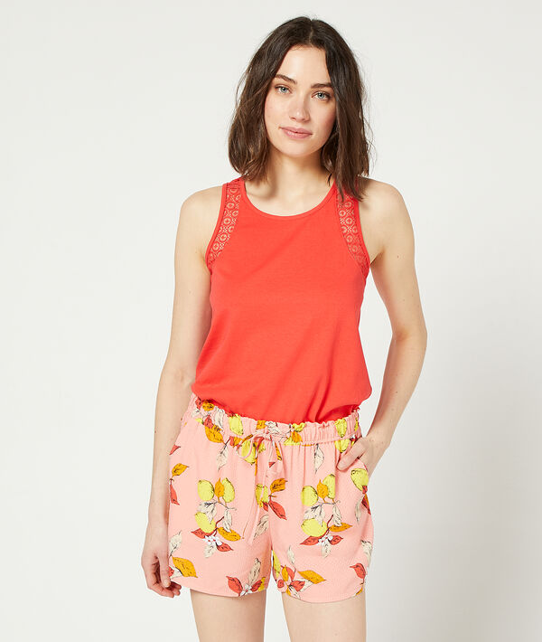 Pantalón corto estampado frutas Pantalón corto estampado frutas;${refinementColor}
