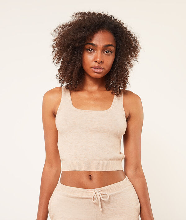 Crop top de punto Crop top de punto;${refinementColor}