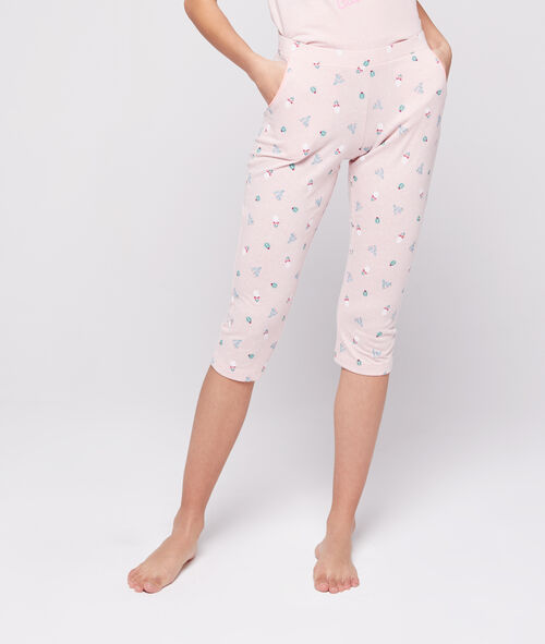 Pantalón capri estampado cactus Pantalón capri estampado cactus