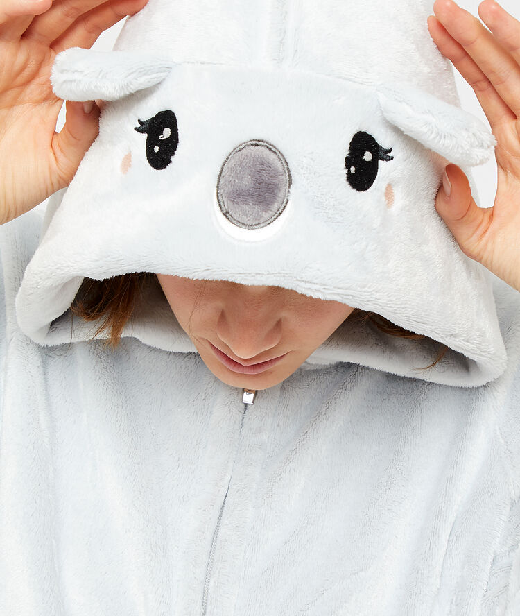 Combinaison koala gris.