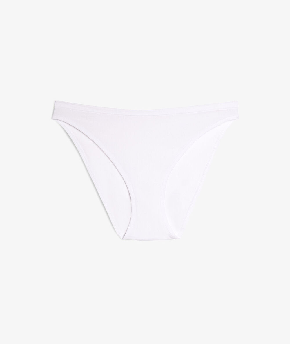 Braguita de algodón blanco.