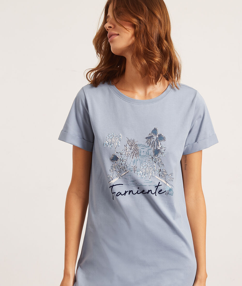Camisón 'farniente' azul.