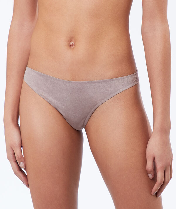 Tanga de microfibra jaspeado Tanga de microfibra jaspeado