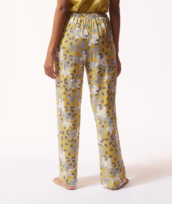 Pantalón de satén estampado Pantalón de satén estampado;${refinementColor}