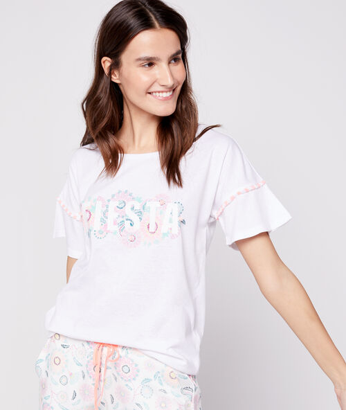 Camiseta fiesta crudo.