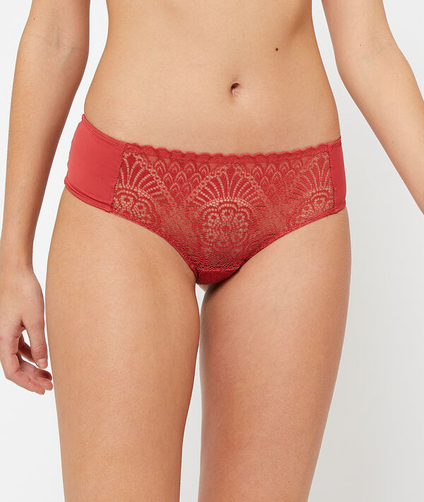 Culote de encaje floral Culote de encaje floral;${refinementColor}