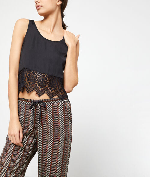 Pantalón holgado estampado Pantalón holgado estampado