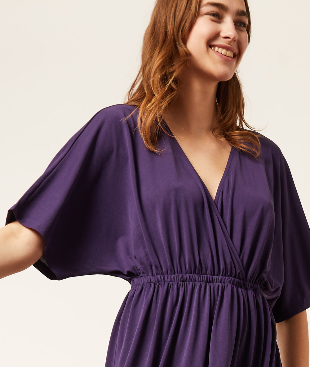Camisón largo modal índigo.