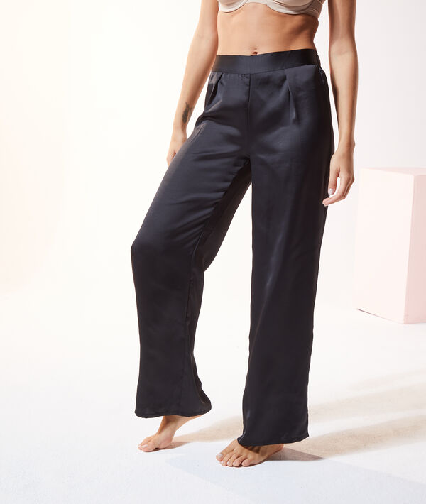 Pantalón pijama de satén Pantalón pijama de satén;${refinementColor}