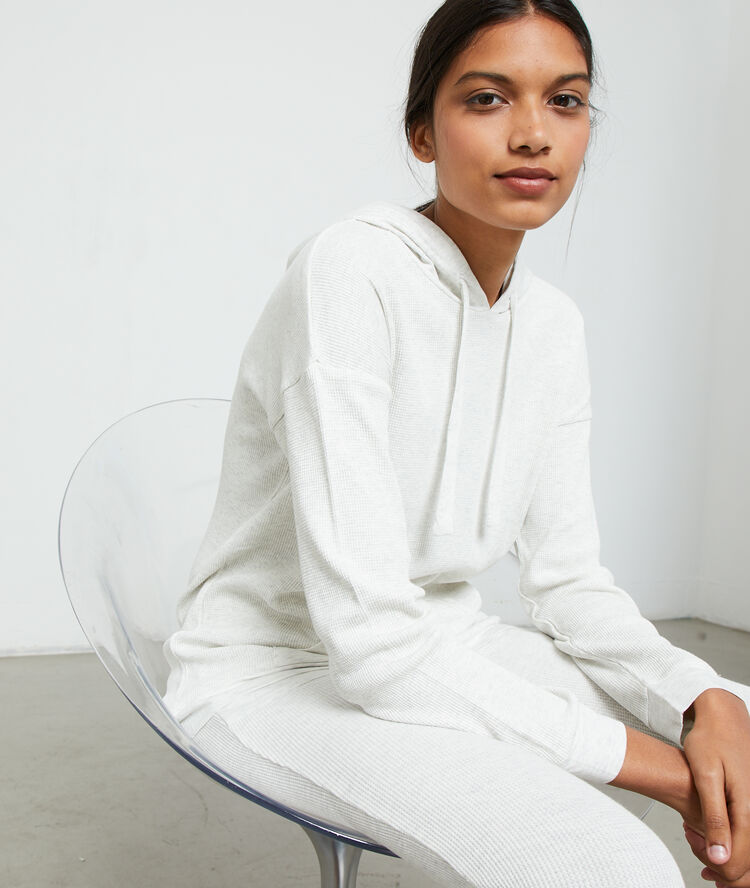 Sudadera homewear crudo.