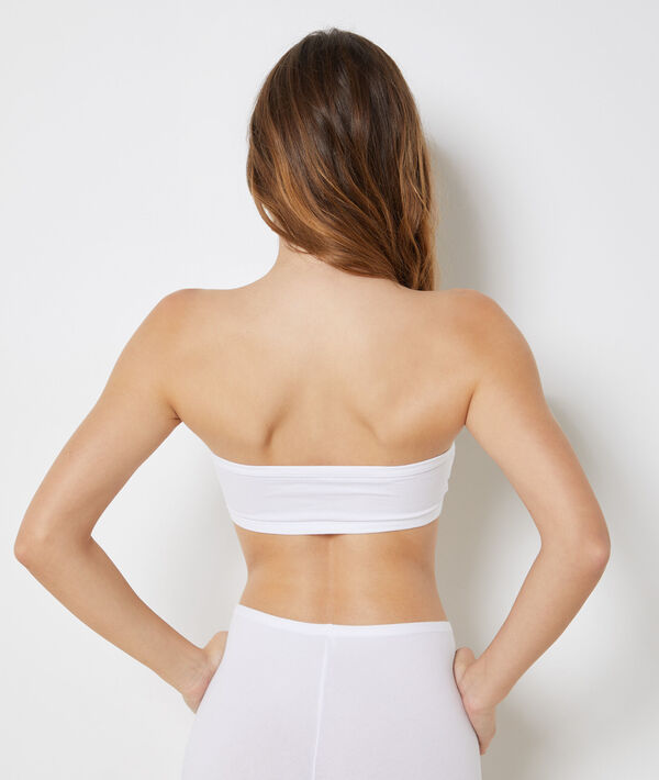 Top bandeau sin aros de algodón Top bandeau sin aros de algodón;${refinementColor}