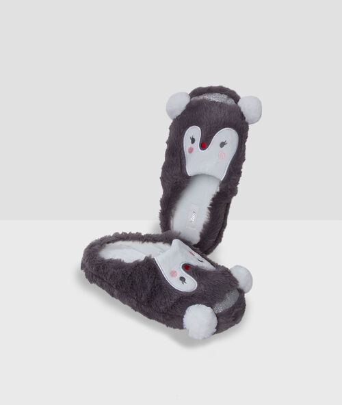 Zapatillas pingüinos c.gris.