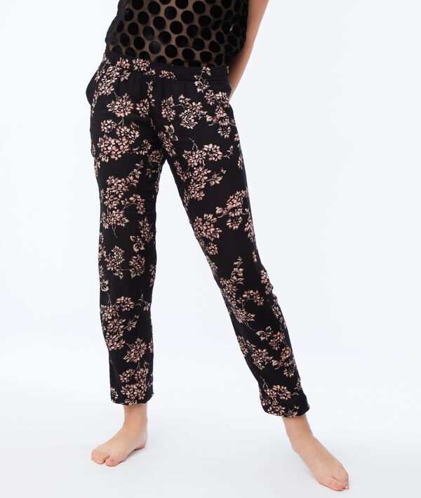 Pantalón largo estampado floral Pantalón largo estampado floral