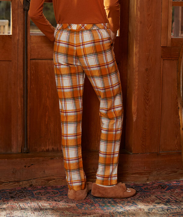 Pantalón estampado de cuadros Pantalón estampado de cuadros