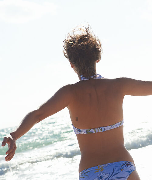 Sujetador bikini push up estampado floral. Copa B Sujetador bikini push up estampado floral. Copa B