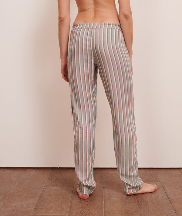 Pantalón estampado de rayas Pantalón estampado de rayas;${refinementColor}