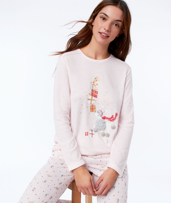 Camiseta manga larga motivos navideños Camiseta manga larga motivos navideños