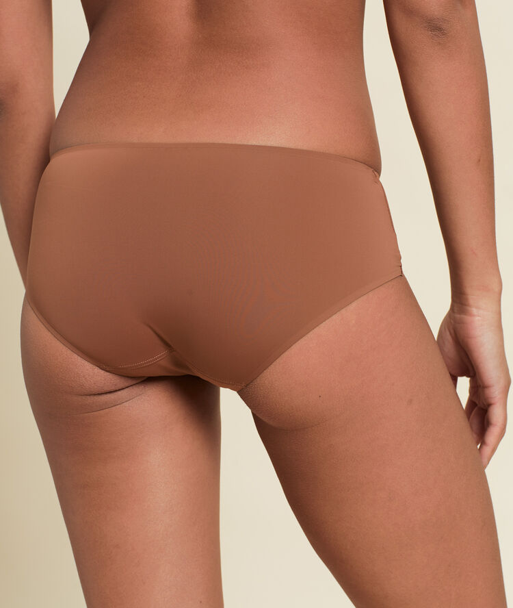 Culote de microfibra bronce.