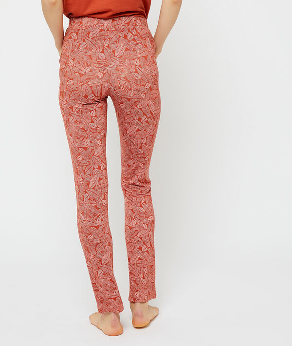 Pantalón estampado de viscosa eco Pantalón estampado de viscosa eco;${refinementColor}